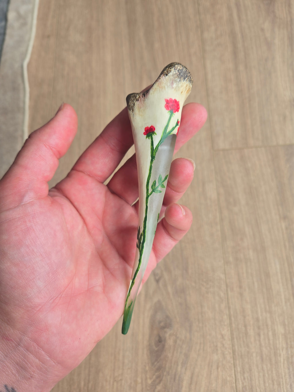 Deer Bone & Epoxy Hair Pins