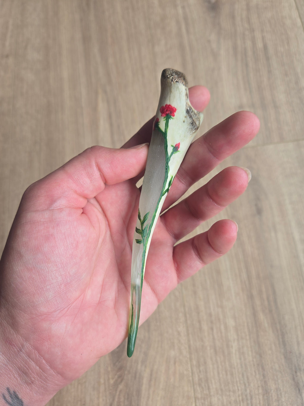 Deer Bone & Epoxy Hair Pins
