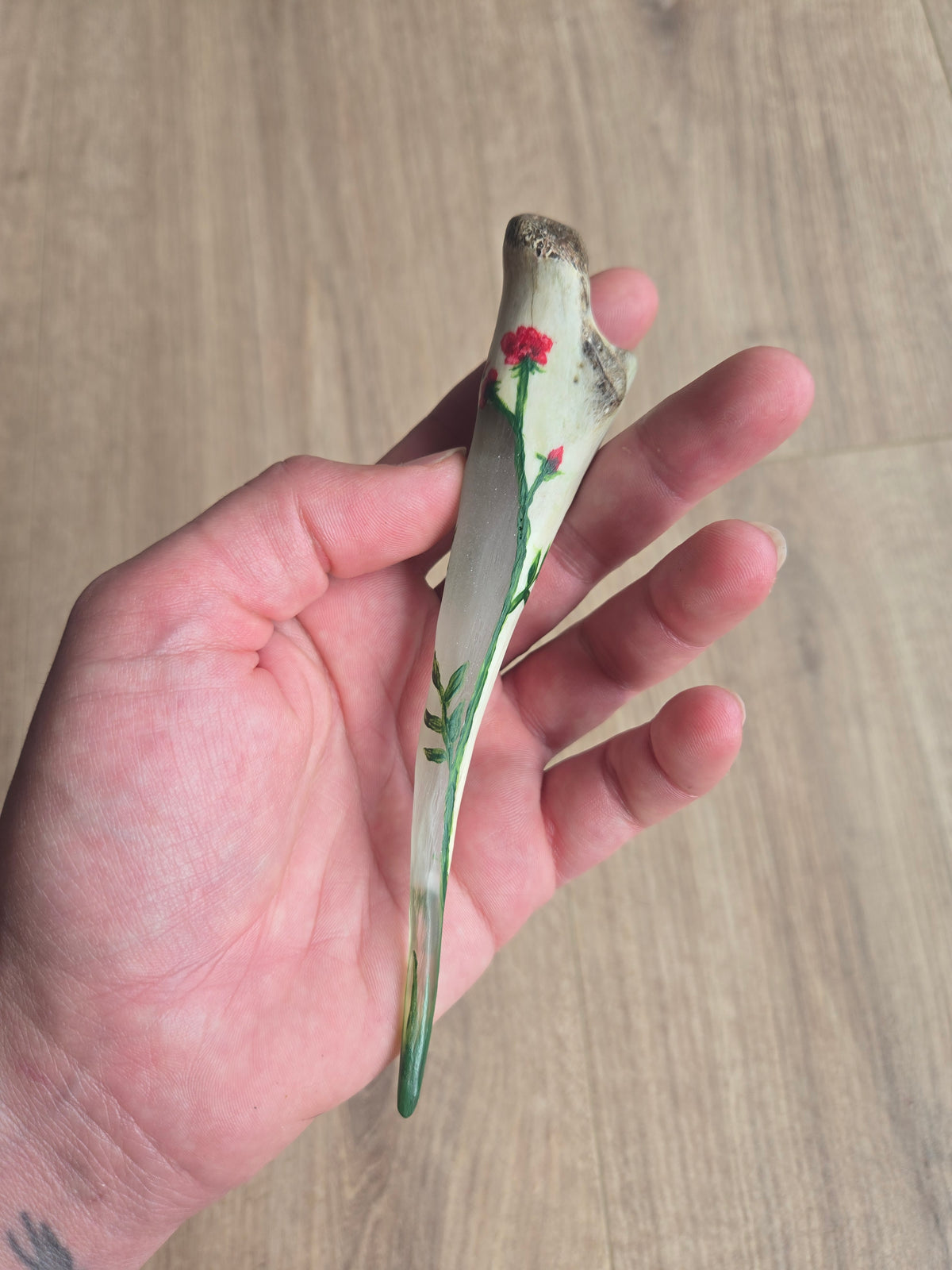 Deer Bone & Epoxy Hair Pins