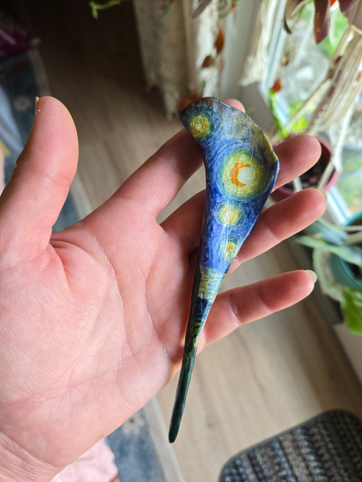 Deer Bone & Epoxy Hair Pins