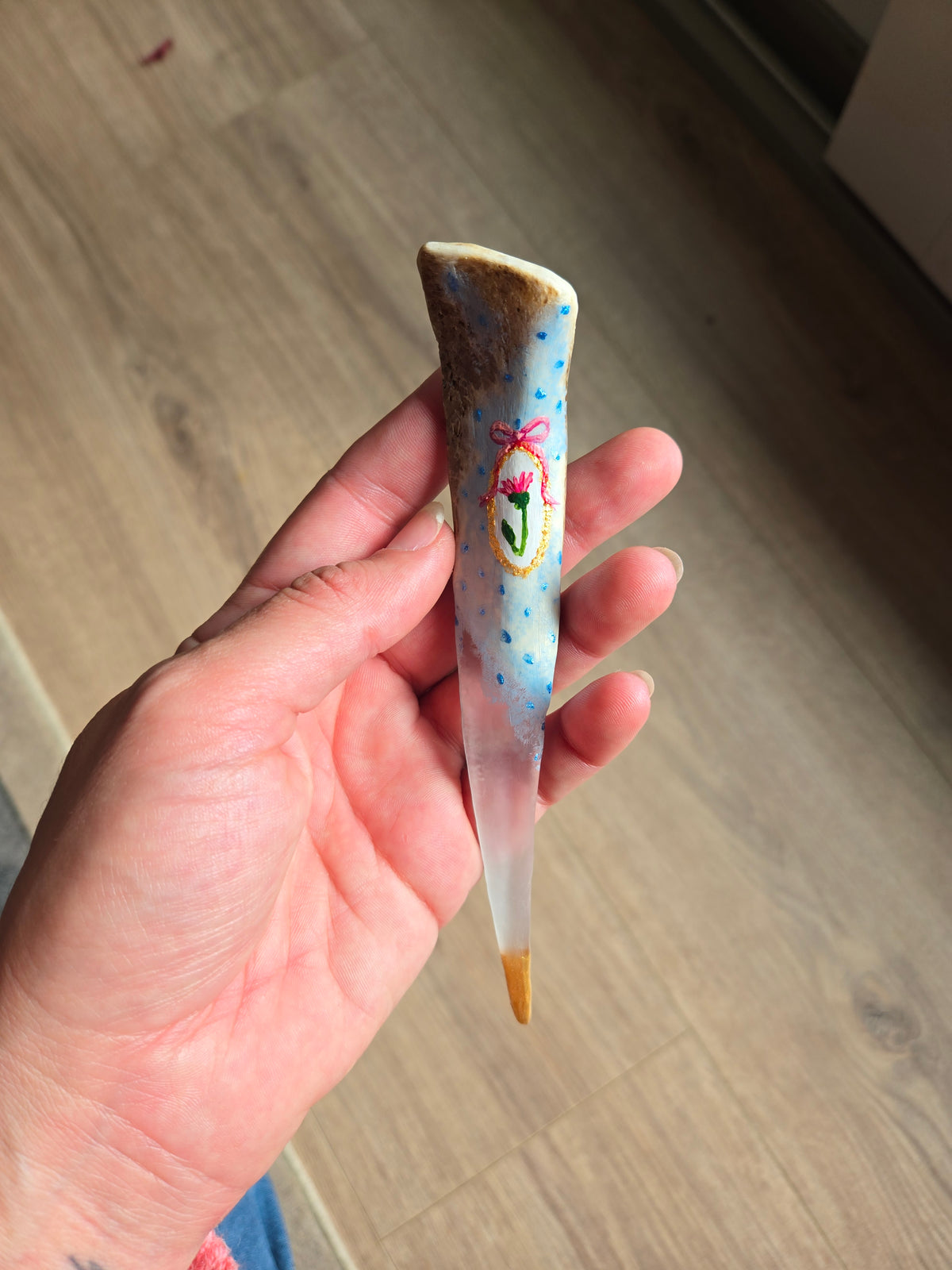 Deer Bone & Epoxy Hair Pins
