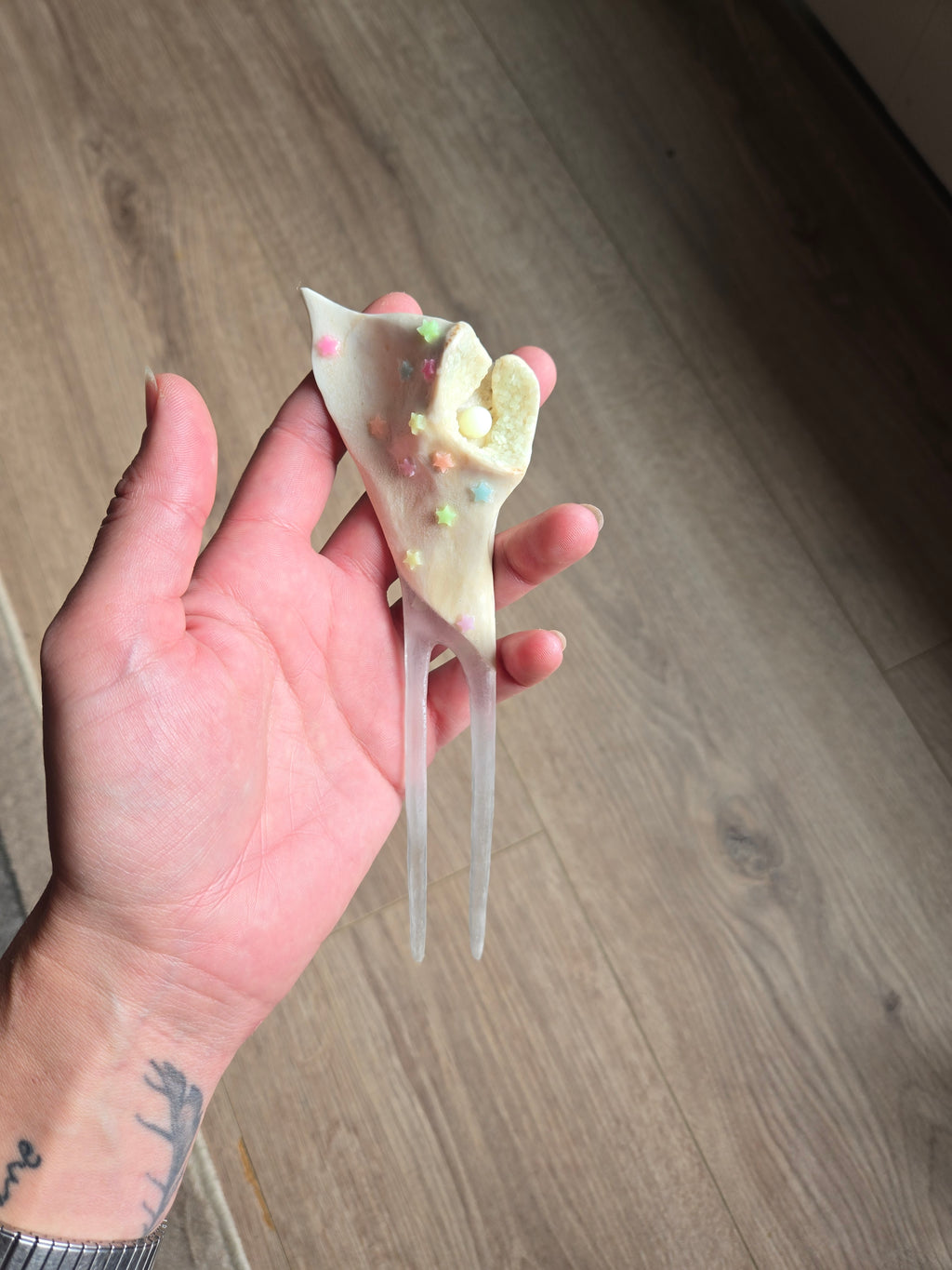 Deer Bone & Epoxy Hair Pins