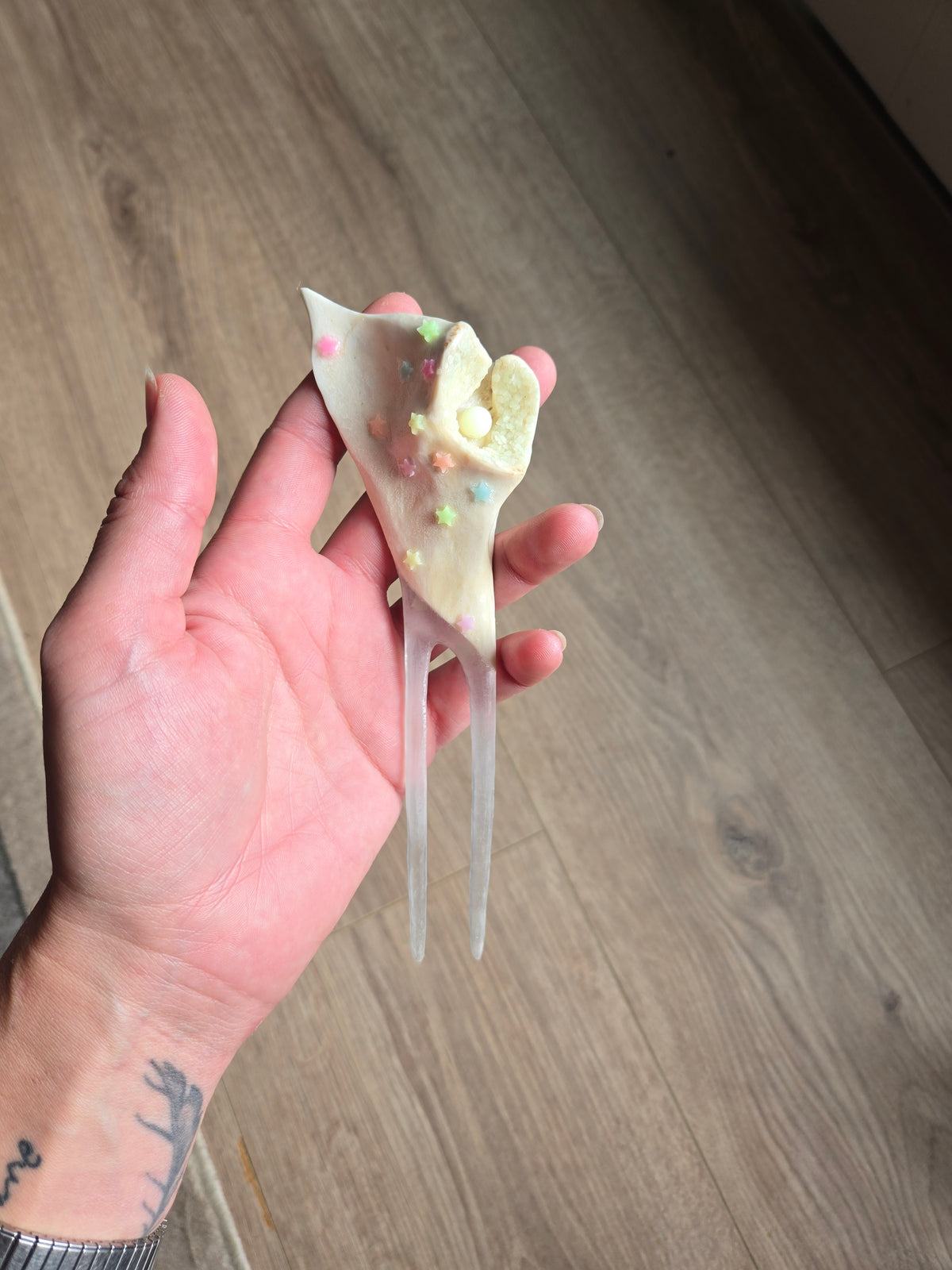 Deer Bone & Epoxy Hair Pins