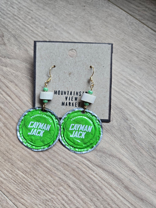 Bone Bead Earrings