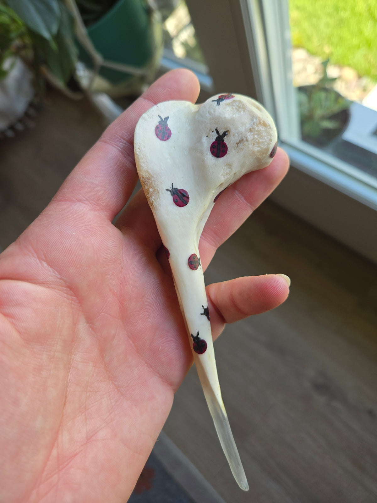 Deer Bone & Epoxy Hair Pins
