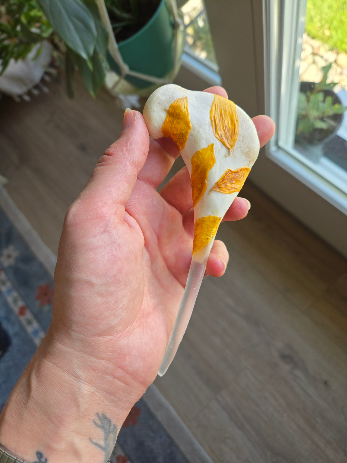 Deer Bone & Epoxy Hair Pins